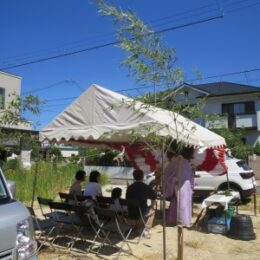 明石市で地鎮祭